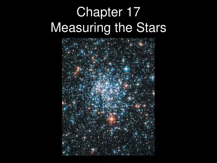 chapter 17 measuring the stars