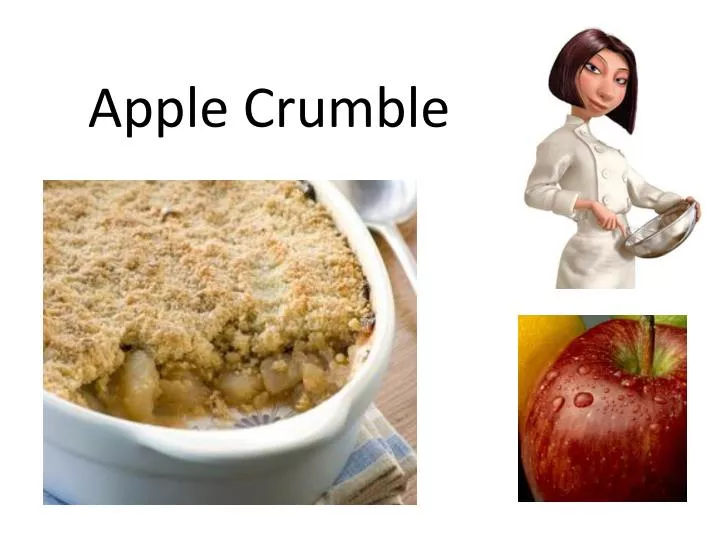 apple crumble