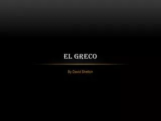 El Greco