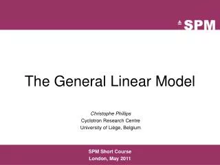 The General Linear Model