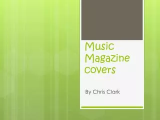Music Magazine covers