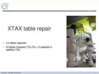 XTAX table repair