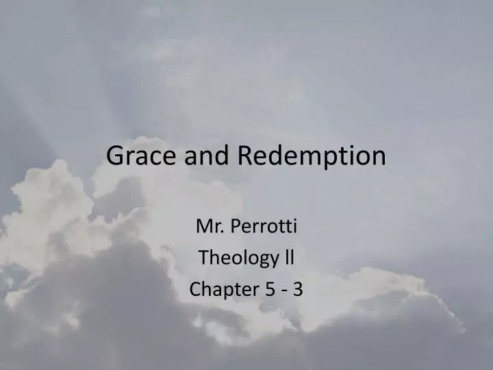 grace and redemption