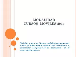 modalidad cursos moviles 2014