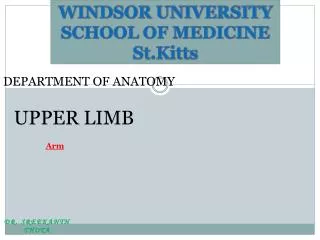 WINDSOR UNIVERSITY SCHOOL OF MEDICINE St.Kitts