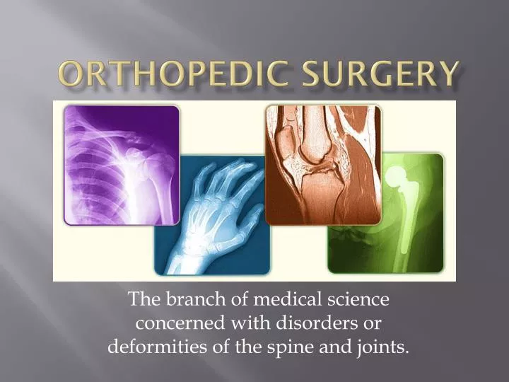 orthopedic surgery