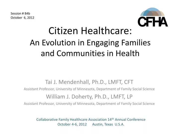 citizen healthcare an evolution in engaging families and communities in health