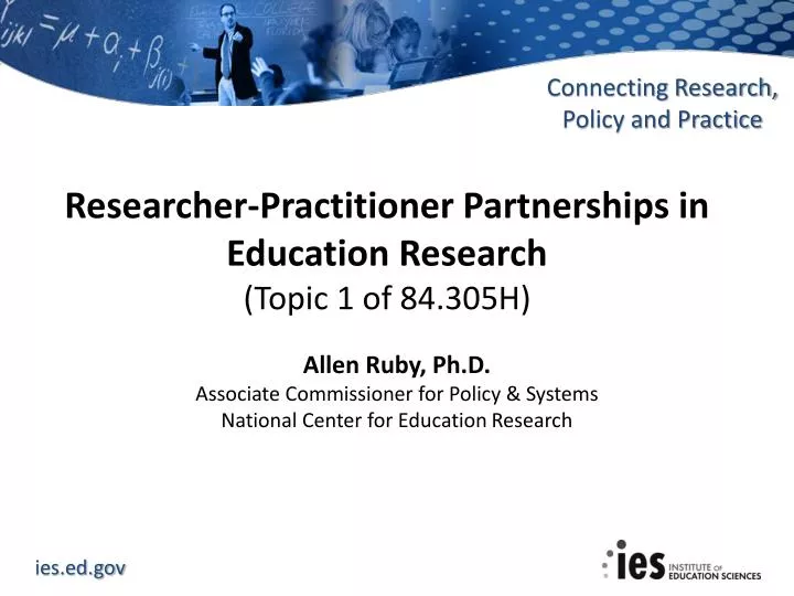 researcher practitioner partnerships in education research topic 1 of 84 305h