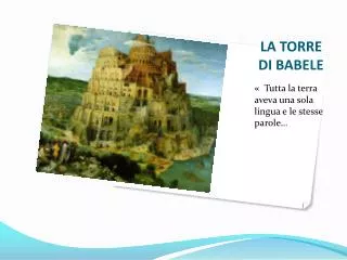 la torre di babele