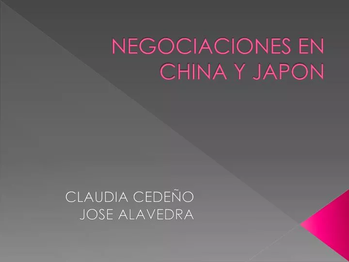 negociaciones en china y japon