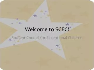 Welcome to SCEC!