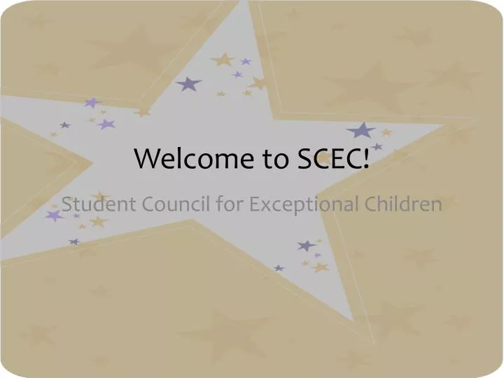 welcome to scec