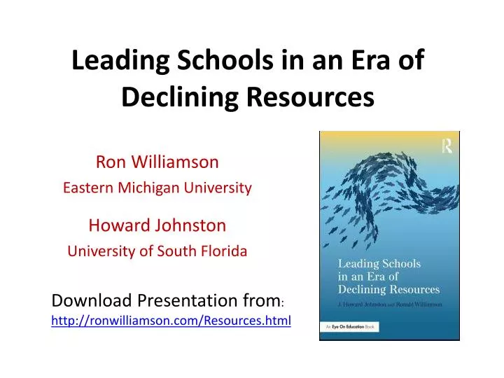 leading schools in an era of declining resources