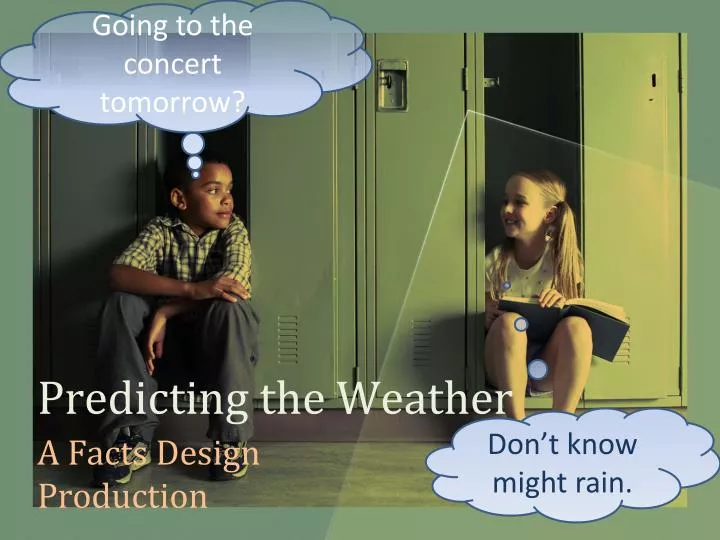 predicting the weather