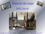 Rapport de stage - slide 1