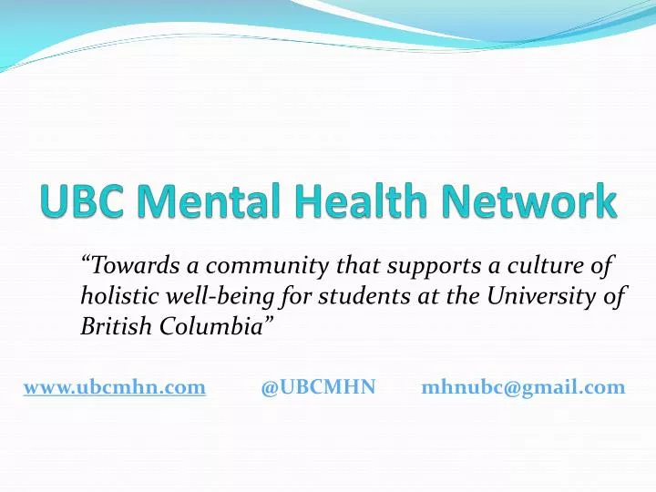 ubc mental health network