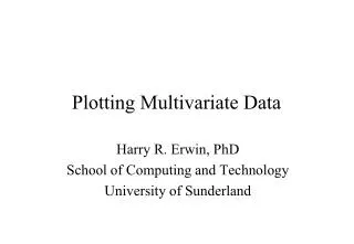 Plotting Multivariate Data