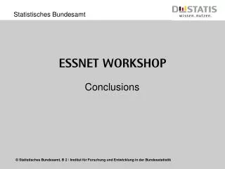 ESSnet Workshop