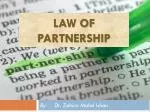 Law of Partnership