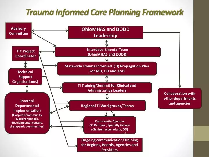 trauma informed care planning framework