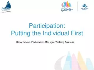 Participation: Putting the Individual First
