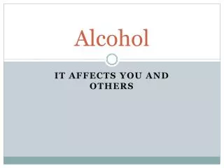 alcohol
