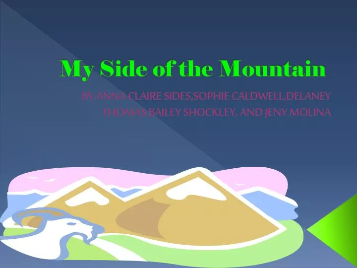 my side of the mountain