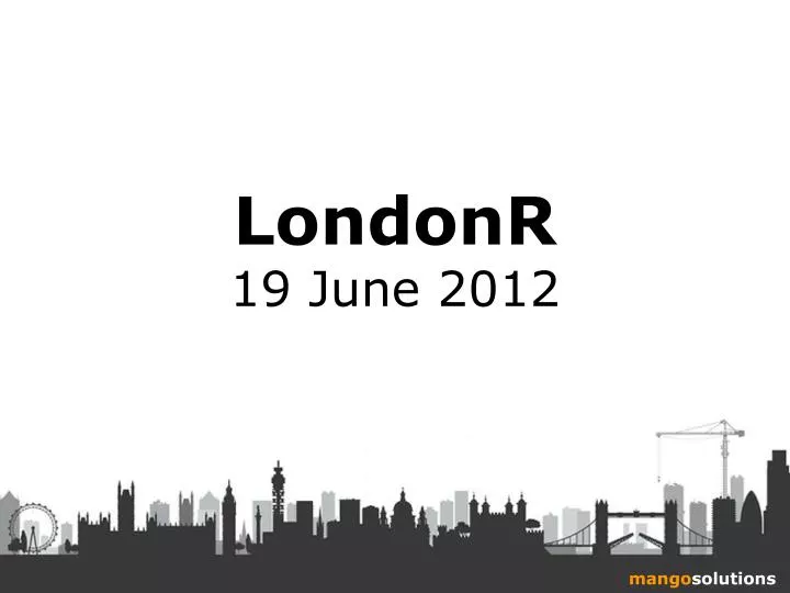 londonr 19 june 2012