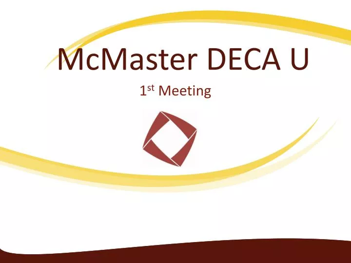 mcmaster deca u