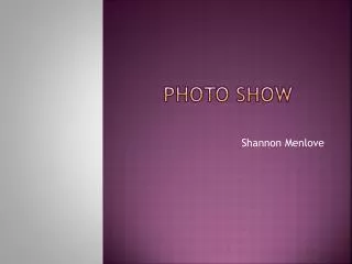 Photo Show