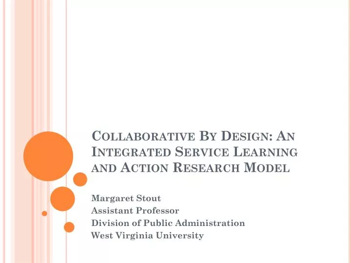 collaborative by design an integrated service learning and action research model