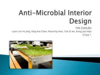 Anti-Microbial Interior Design