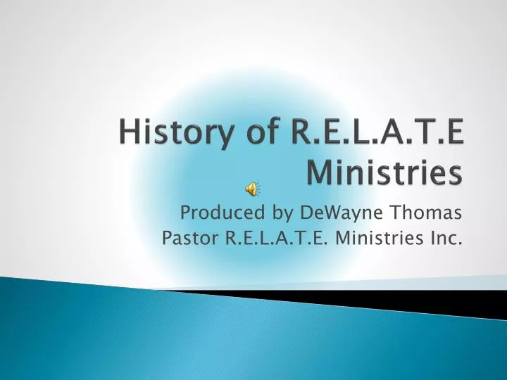 history of r e l a t e ministries