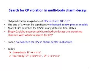 Search for CP violation in multi-body charm decays