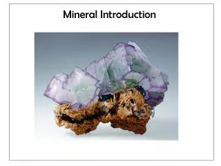 Mineral Introduction