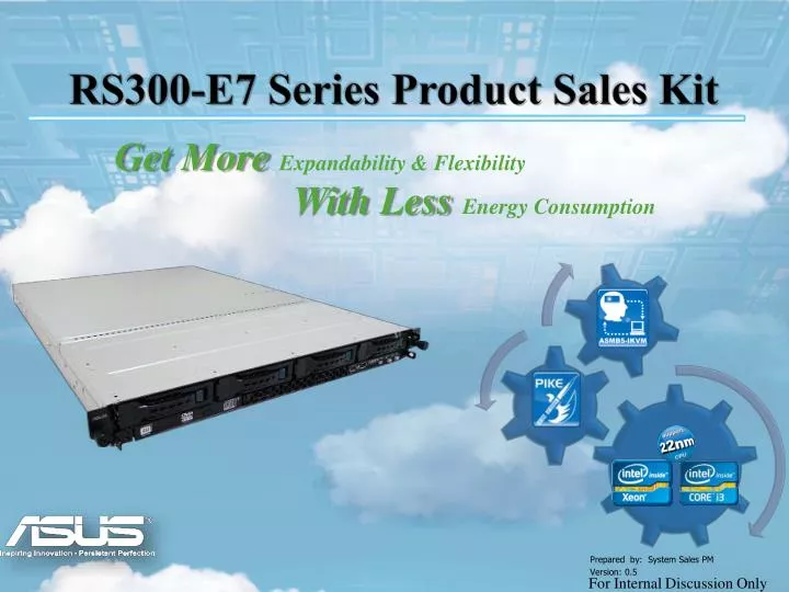 rs300 e7 series product sales kit
