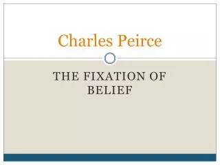 Charles Peirce
