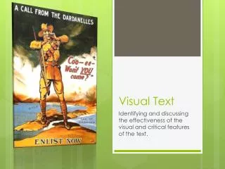 Visual Text