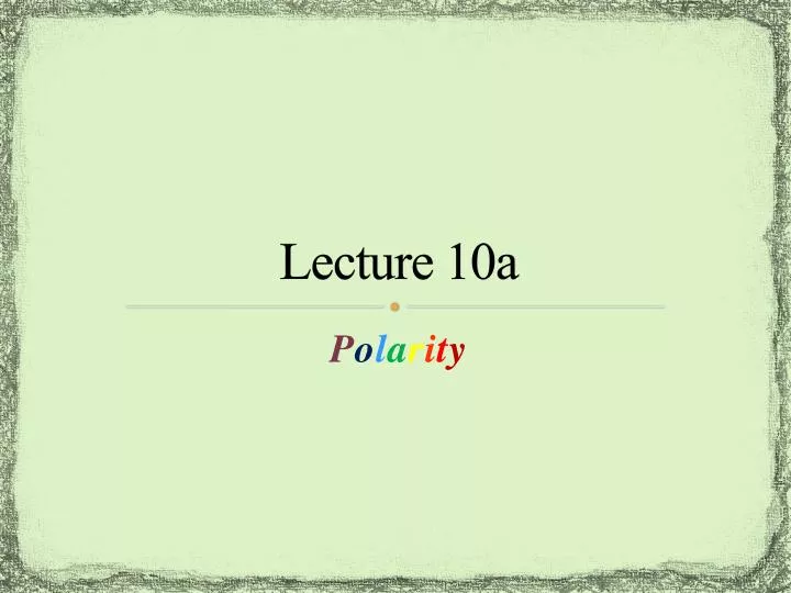 lecture 10a