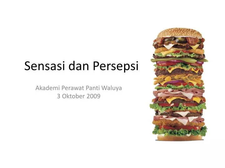 sensasi dan persepsi