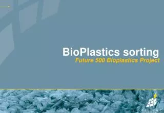 BioPlastics sorting