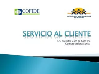 servicio al cliente