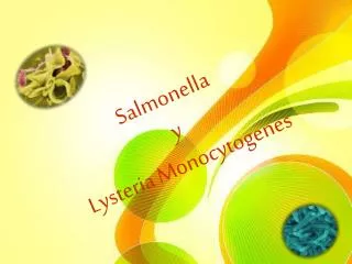 salmonella y lysteria monocytogenes