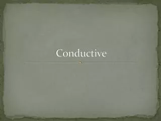 Conductive