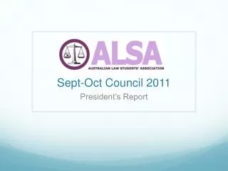 Sept-Oct Council 2011