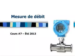 mesure de d bit