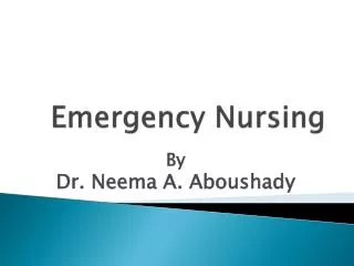 Emergency Nursing