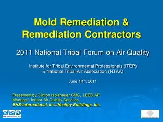 Mold Remediation &amp; Remediation Contractors