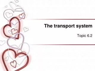 The transport system