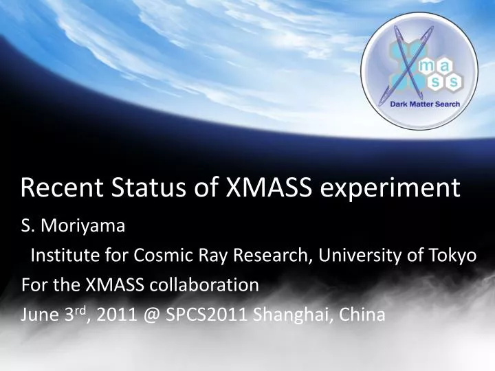 recent status of xmass experiment